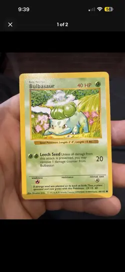 Pokemon TCG Bulbasaur 6 Card Bundle Deal - Image 1
