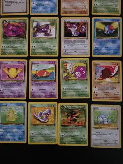 Pokemon 60 Card Lot Team Rocket Jungle Fossil No Duplicates NM - LP WOTC Vintage - Image 4