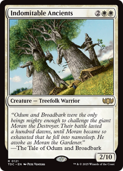 Indomitable Ancients #121 | NM | Tarkir Dragonstorm Commander TDC Magic MTG - Image 1