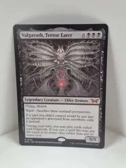 Wizards of the Coast Valgavoth, Terror Eater 0120 Black Elder Demon Duskmourn 9… - Image 1
