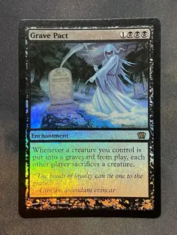 MTG 8th Edition FOIL - Grave Pact 137 NM - Image 1