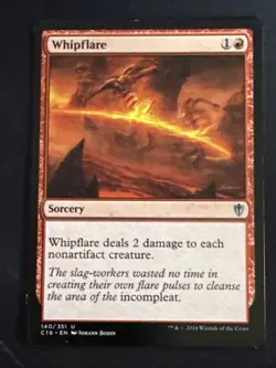 1x Whipflare (140) Commander 2016 LP MTG Magic the Gathering x1 MKE - Image 1