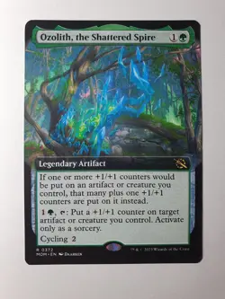 MTG - Ozolith, the Shattered Spire Extended - March of the Machine #372- NM Rare - Image 1