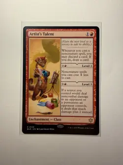 MTG Artist's Talent 0124 Bloomburrow NM - Image 1