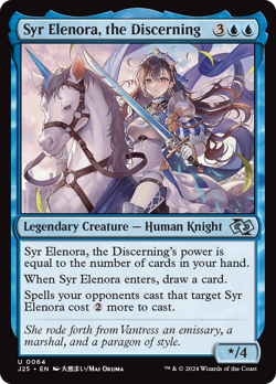 Syr Elenora, the Discerning (ANIME) 64 NM J25 Foundations Jumpstart Magic MTG - Image 1