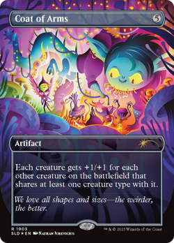 Coat of Arms (Double Rainbow FOIL) #1903 | NM FOIL | SLD Secret Lair Magic MTG - Image 1