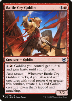 Battle Cry Goblin 132 | Near Mint | The List Magic MTG - Image 1
