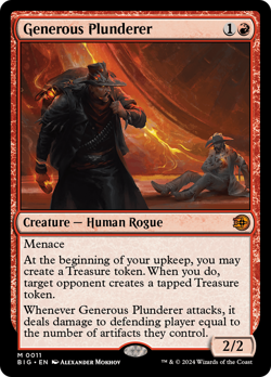 Generous Plunderer 11 | NM Near Mint | BIG The Big Score Magic MTG - Image 1