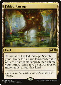 Fabled Passage #246 | Near Mint | The List Magic MTG - Image 1