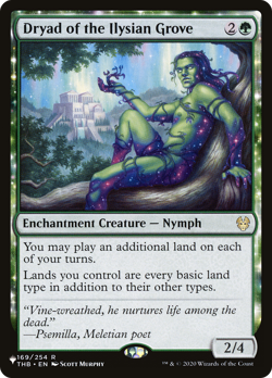 Dryad of the Ilysian Grove #169 | Near Mint | The List Magic MTG - Image 1