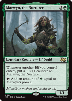 Marwyn, the Nurturer 687 | Near Mint | J25 Foundations Jumpstart Magic MTG - Image 1