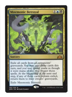 WOTC MtG Guilds of Ravnica Mnemonic Betrayal (MR) NM - Image 1