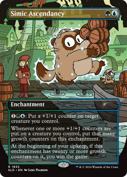 Simic Ascendancy (Rainbow FOIL) #1832 | NM FOIL | SLD Secret Lair Drop Magic MTG - Image 1