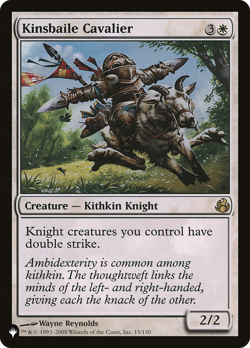 Kinsbaile Cavalier #15 | Near Mint | The List Magic MTG - Image 1
