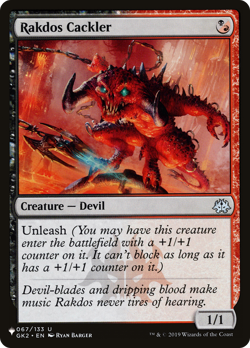 Rakdos Cackler 67 | Near Mint | The List Magic MTG - Image 1
