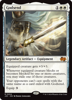 Godsend 204 | Near Mint | J25 Foundations Jumpstart Magic MTG - Image 1