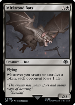Mirkwood Bats #95 | NM Near Mint | LTR Lord of the Rings Magic MTG - Image 1