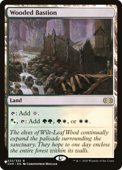 Wooded Bastion #332 | Near Mint | The List Magic MTG - Image 1