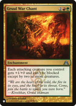 Gruul War Chant 75 | Near Mint | The List Magic MTG - Image 1