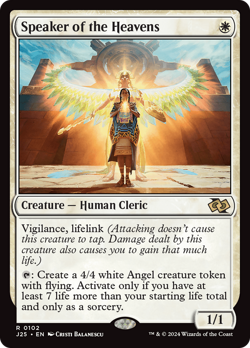 Speaker of the Heavens 102 | Near Mint | J25 Foundations Jumpstart Magic MTG - Image 1