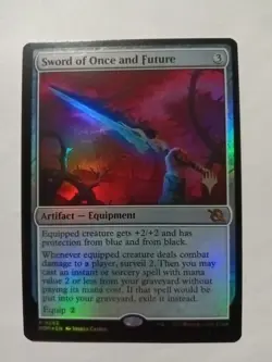 Sword of Once and Future #265 (Foil) (NM) March of the Machine MOM Magic MTG - Image 1