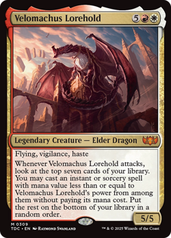 Velomachus Lorehold #309 | NM | Tarkir Dragonstorm Commander TDC Magic MTG - Image 1