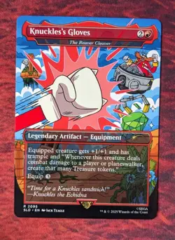 Knuckles's Gloves 2095 | Near Mint | Secret Lair Drop SLD Magic MTG - Image 1