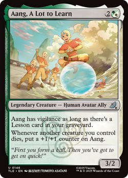 Aang, ALot to Learn #146 NM Avatar: The Last Airbender Eternal TLE Magic MTG - Image 1