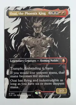 Ozai, the Phoenix King #311 (BORDERLESS) Near Mint NM Avatar TLA Magic MTG - Image 1