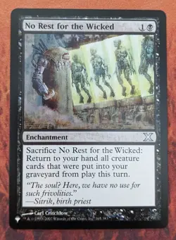 No Rest for the Wicked #165/383 | Near Mint | The List Magic MTG - Image 1