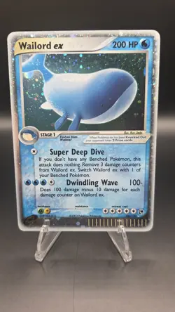 Wailord EX 100/100 — LP/MP — Ex Sandstorm — Holo Rare Vintage Pokemon Card - Image 1