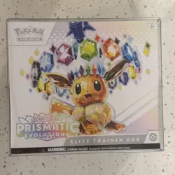 Pokemon S&V Prismatic Evolutions Elite Trainer Box ETB Factory Sealed With Case - Image 2