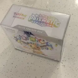 Pokemon S&V Prismatic Evolutions Elite Trainer Box ETB Factory Sealed With Case - Image 3