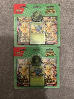 Pokemon TCG: Mega Evolution Ascended Heroes 2 Pack Blister Erika’s Tangela x2 - Image 1