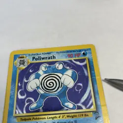 Pokemon TCG Poliwrath Base Set 2 15/130 Holo Unlimited Holo Rare Card - Image 2