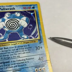 Pokemon TCG Poliwrath Base Set 2 15/130 Holo Unlimited Holo Rare Card - Image 3