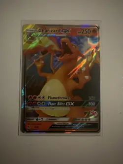 Charizard GX Ultra Rare Holo 9/68 Hidden Fates Pokemon Card English 2019 Stamped - Image 1