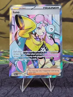 Pokemon TCG Iono 254/193 Sv02: Paldea Evolved Ultra Rare Holo NM - Image 1