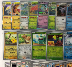 Pokemon 151 Bulk Lot 65 Cards! - 10 Reverse Holos & 15 Holos & 40 Non-holo - Image 2