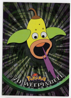 Weepinbell #70 Holofoil TV Animation Edition Pokemon Card - Image 1
