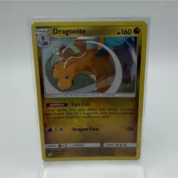 Pokemon Dragonite Holo Rare SM-Team Up 119/181 English Stage 2 Card - Image 1