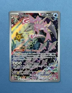 Veluza 192/182 Paradox Rift Illustration Rare Pokemon Card Mint NM - Image 1