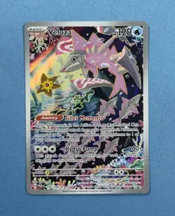 Veluza 192/182 Paradox Rift Illustration Rare Pokemon Card Mint NM - Image 5