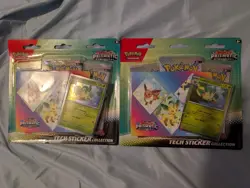 Pokemon TCG Scarlet Violet Prismatic Evolutions Tech Sticker Collection Leafeon - Image 1