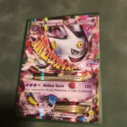 Pokemon TCG M Gengar EX XY166 Mega Evolution Promo Holo MP - Image 3