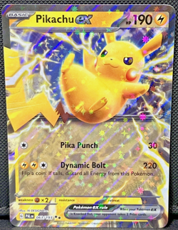 Pikachu EX 063/193 Double Rare Holo - SV02 - Paldea Evolved - NM - Pokemon TCG - Image 1