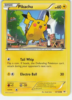 Pikachu 20/108 XY - Roaring Skies Common Normal MP Pokemon TCG - Image 1
