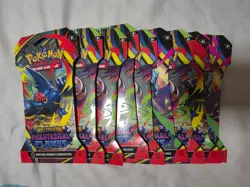 Pokemon TCG Phantasmal Flames Factory Sealed Booster Pack Lot of 9 - Image 1