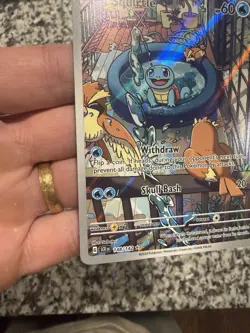 Pokemon TCG Squirtle 148/142 Stellar Crown Illustration Rare IR Alternative Art - Image 5