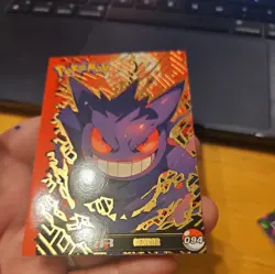 Misprint Gengar #94 Pokemon Holo Shift Team Rocket Silver Topps Peru Error - Image 3